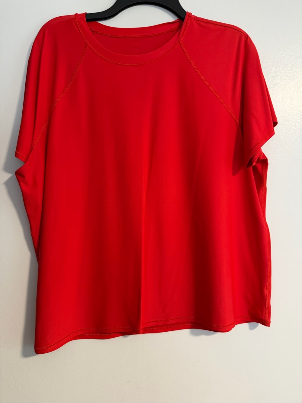 lululemon athletica Red Short-Sleeve Performance Tee